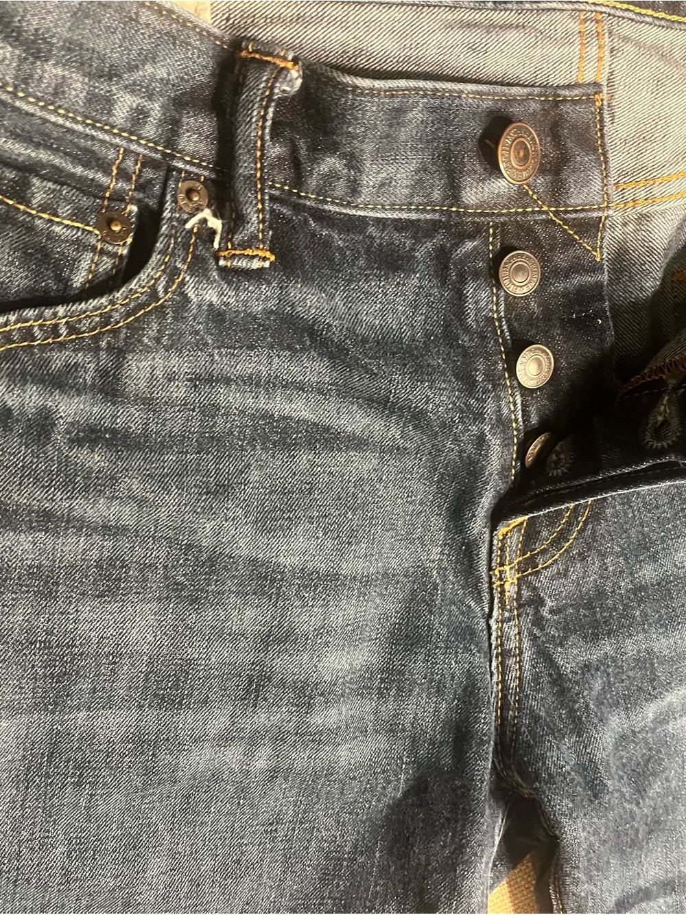 Abercrombie & Fitch Slim Straight Men's Jeans - Dark Blue Denim